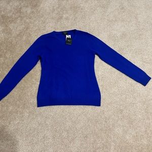 Charter Club Luxury Cashmere Royal Blue Sweater